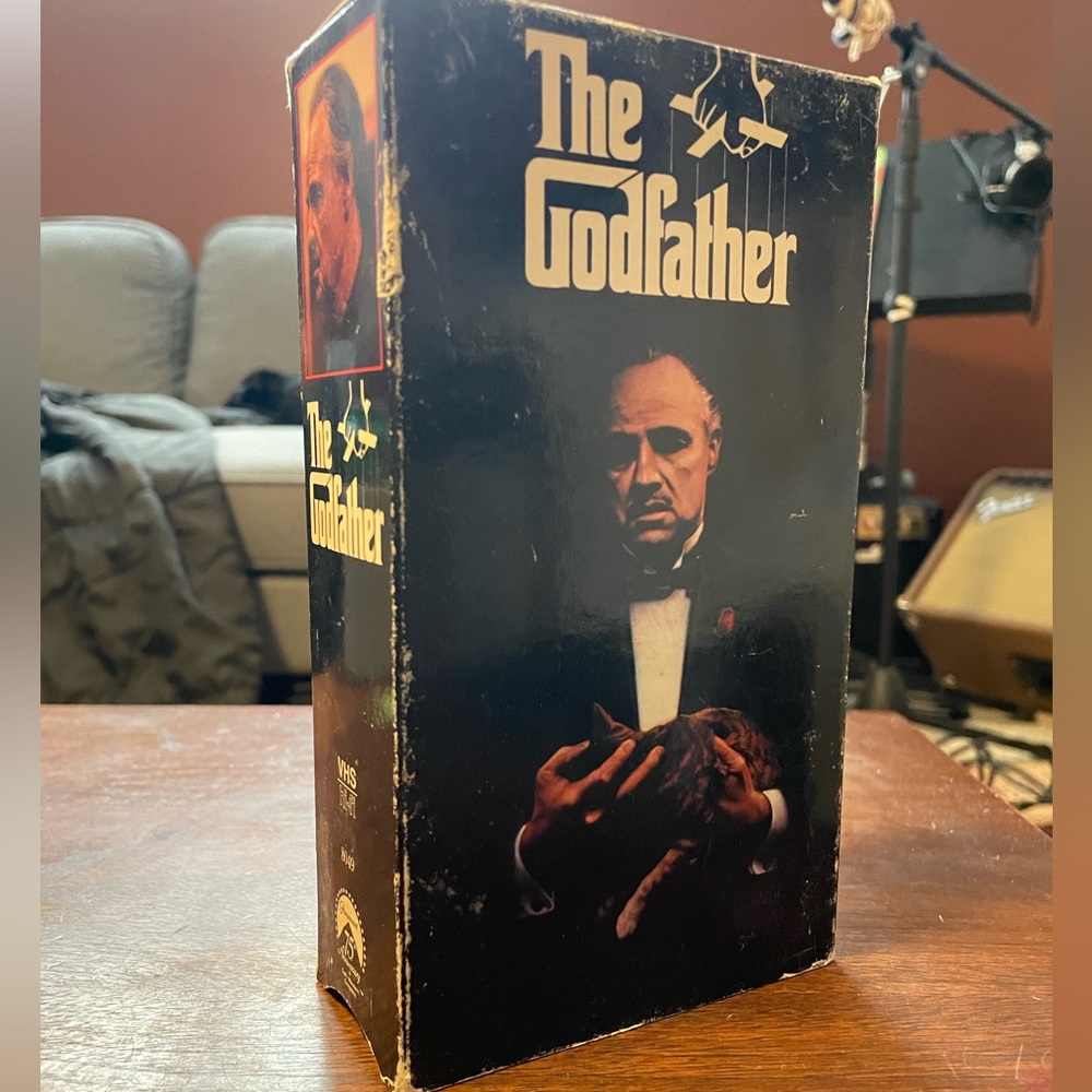 ✨Vintage The Godfather 1987 Paramount Francis Ford Coppola Video Casseste✨